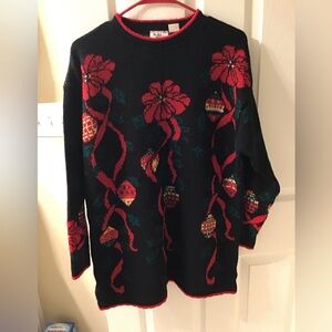 Vintage Nutcracker Christmas Sweater Made in USA